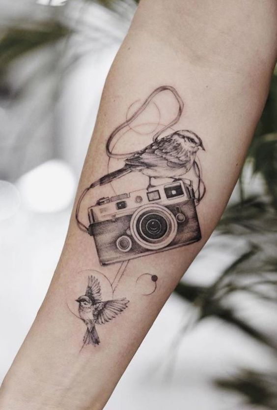 Foto Tatuagem de Fotografia: ideias para se inspirar Foto Tatuagem de Fotografia: ideias para se inspirar - Imagem 14